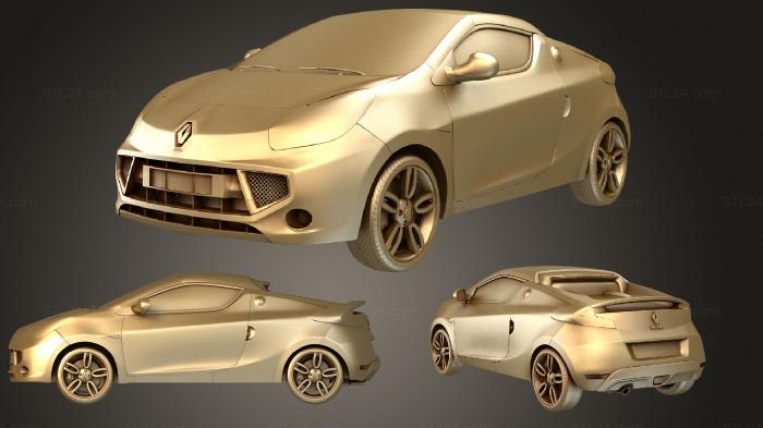 Автомобили и транспорт (Renault Wind 2011, CARS_3274) 3D модель для ЧПУ станка